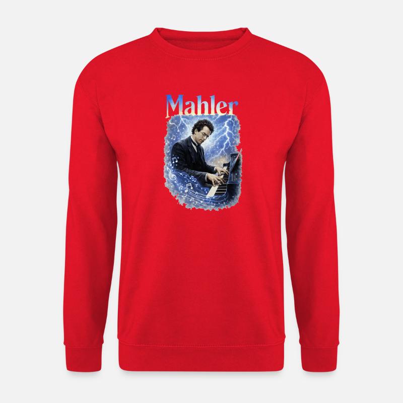 Piano Sturmklänge - Unisex Pullover - Rot