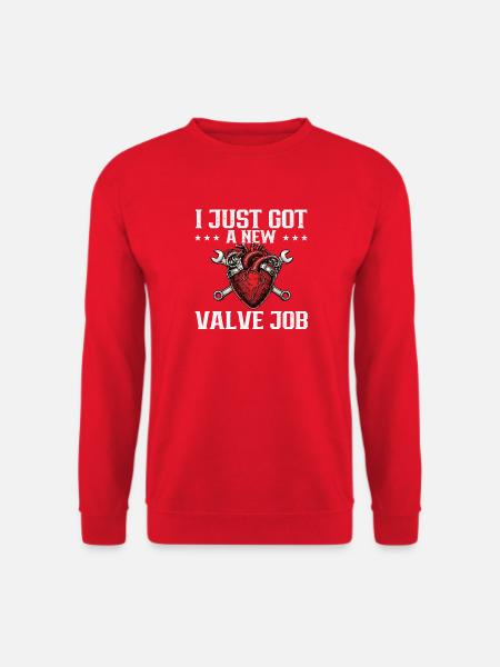 Ich habe gerade eine neue Klappen-Operation bekommen, Herz-Erholung - Unisex Pullover - Rot