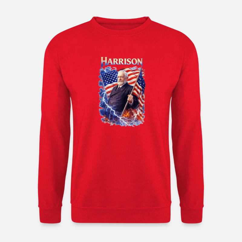 Harrison Patriot Thunder - Unisex Pullover - Rot