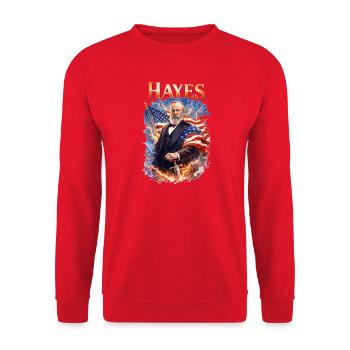 Patriotic heroism - Unisex Sweatshirt - red - Front - Alina (178cm) & Michal (187cm)