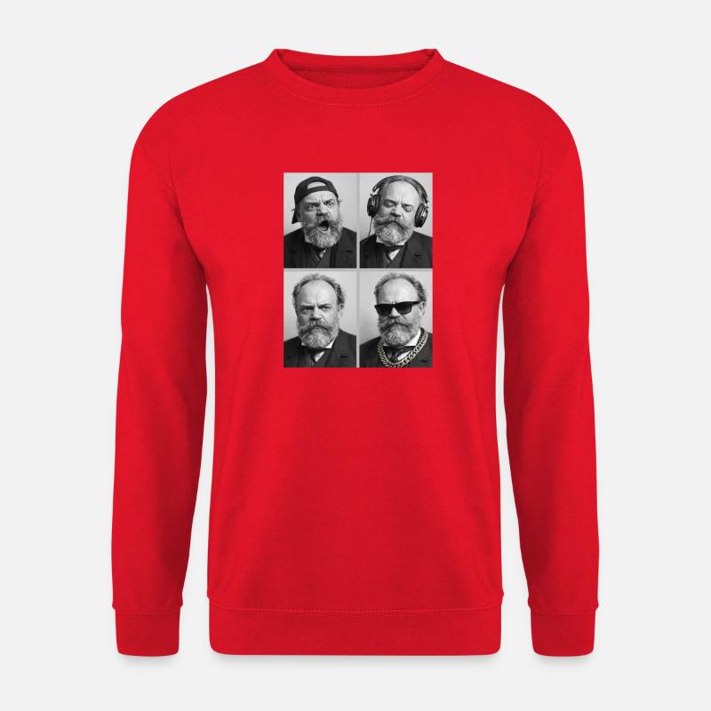 Johannes Brahms. - Unisex Pullover - Rot