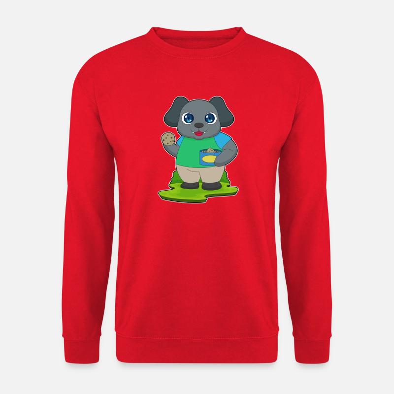 Dog Cookie - Unisex Sweatshirt - red