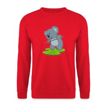 Koala Billiard Cue Sport - Sweat-shirt Unisexe - rouge - Devant - Alina (178cm) & Michal (187cm)