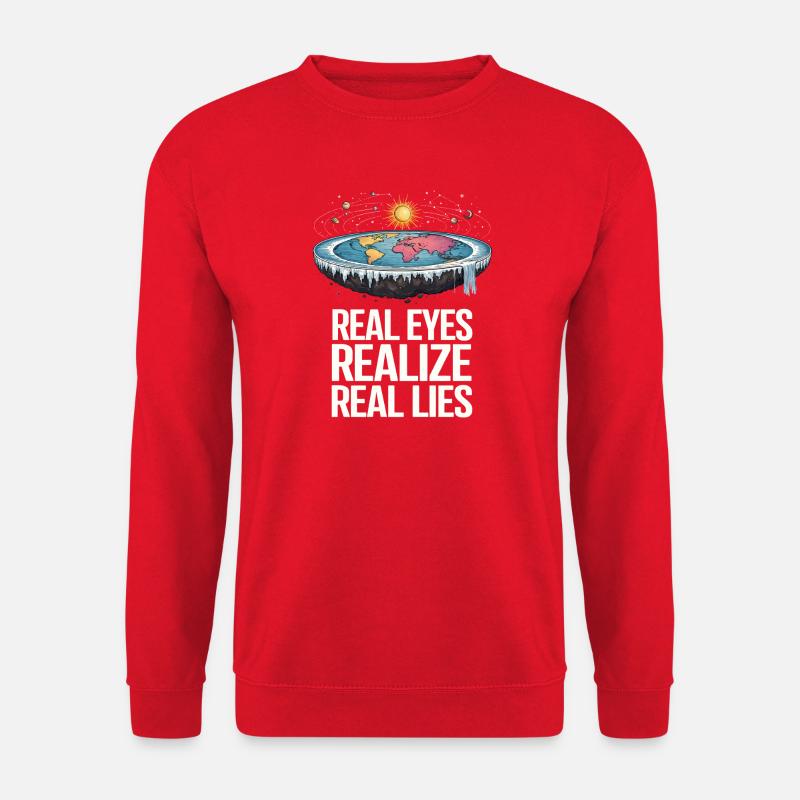 Sande øjne genkender sande løgne - Unisex sweater - rød