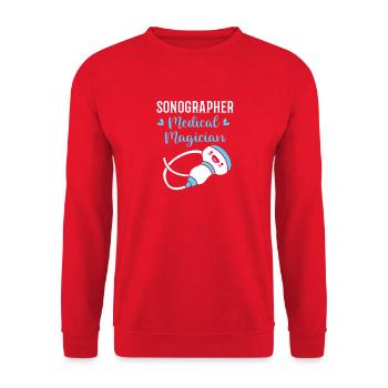Ultraschall - Unisex Pullover - Rot - Vorne - Alina (178cm) & Michal (187cm)