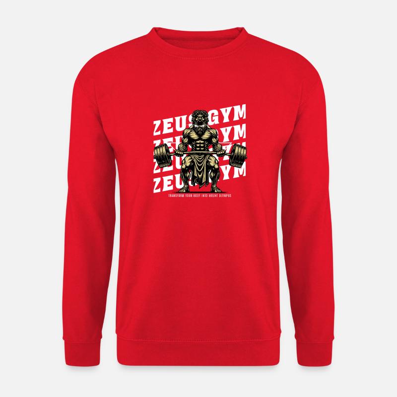 Zeus - Gym - Unisex Pullover - Rot