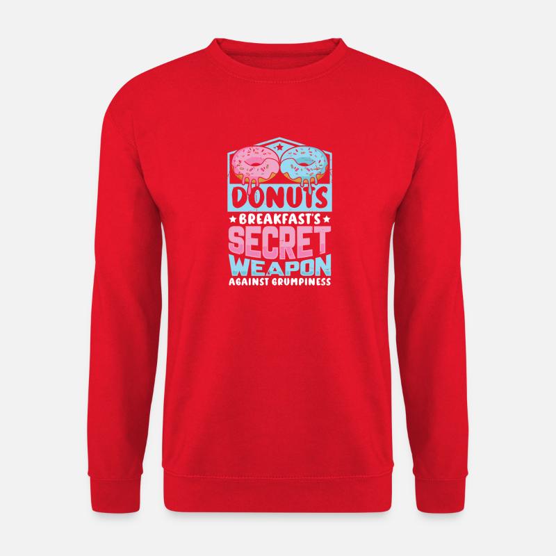 Donut Fastfood - Unisex Pullover - Rot