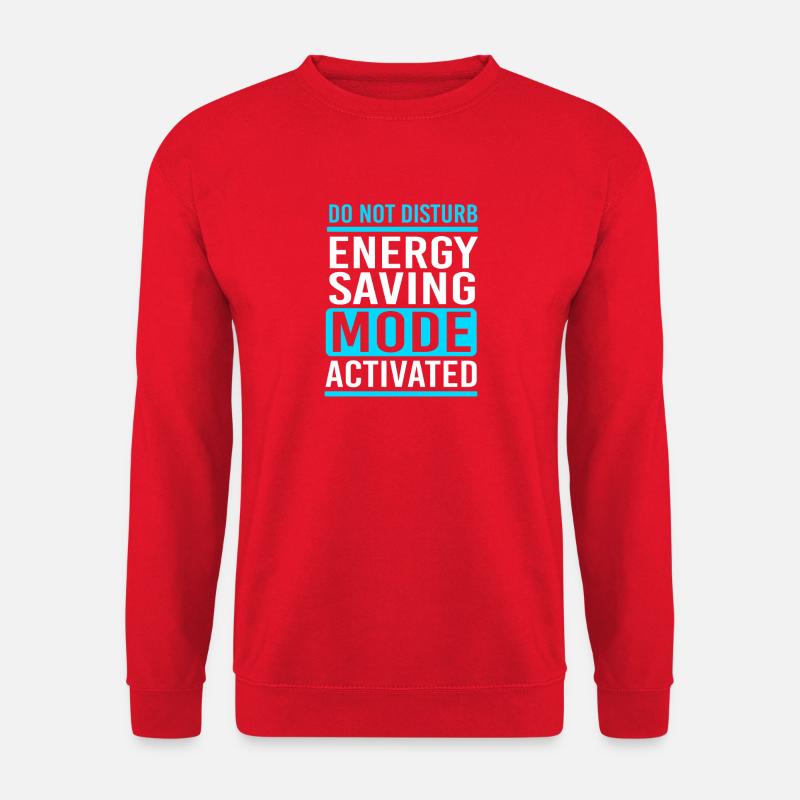 lazy procrastination lazy laziness - Unisex Sweatshirt - red