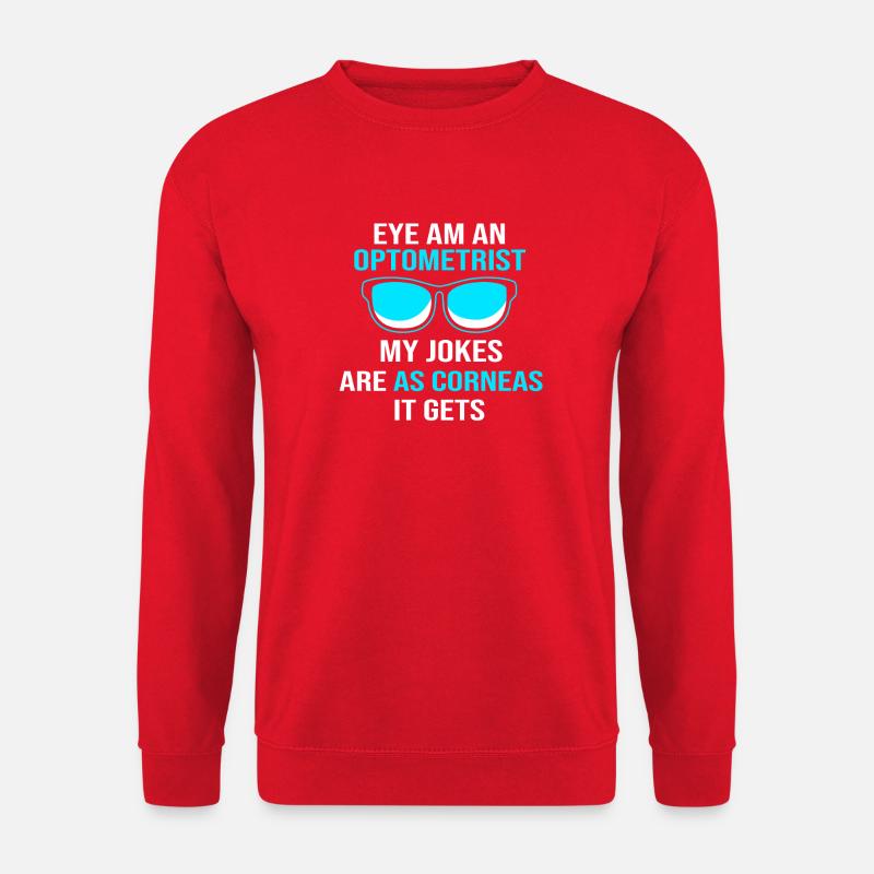 Optik Optiker Augenarzt - Unisex Pullover - Rot