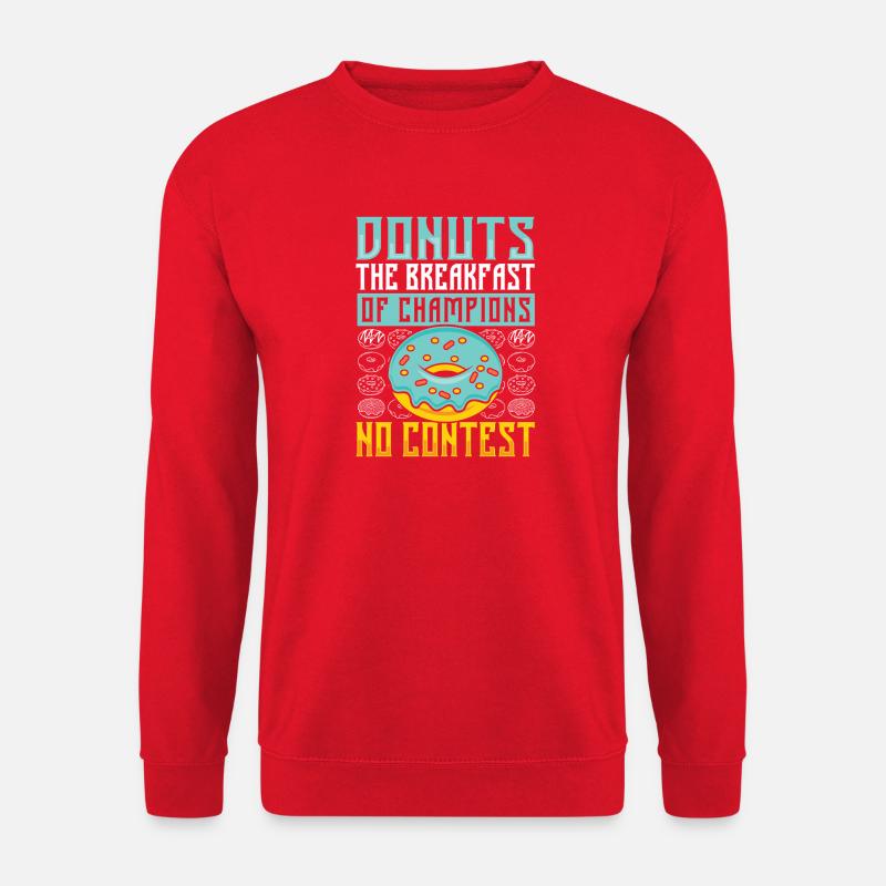 Donut Fastfood - Unisex Pullover - Rot