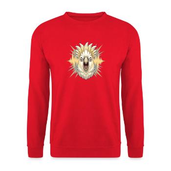 Kakadu sound head - Unisex Sweatshirt - red - Front - Alina (178cm) & Michal (187cm)