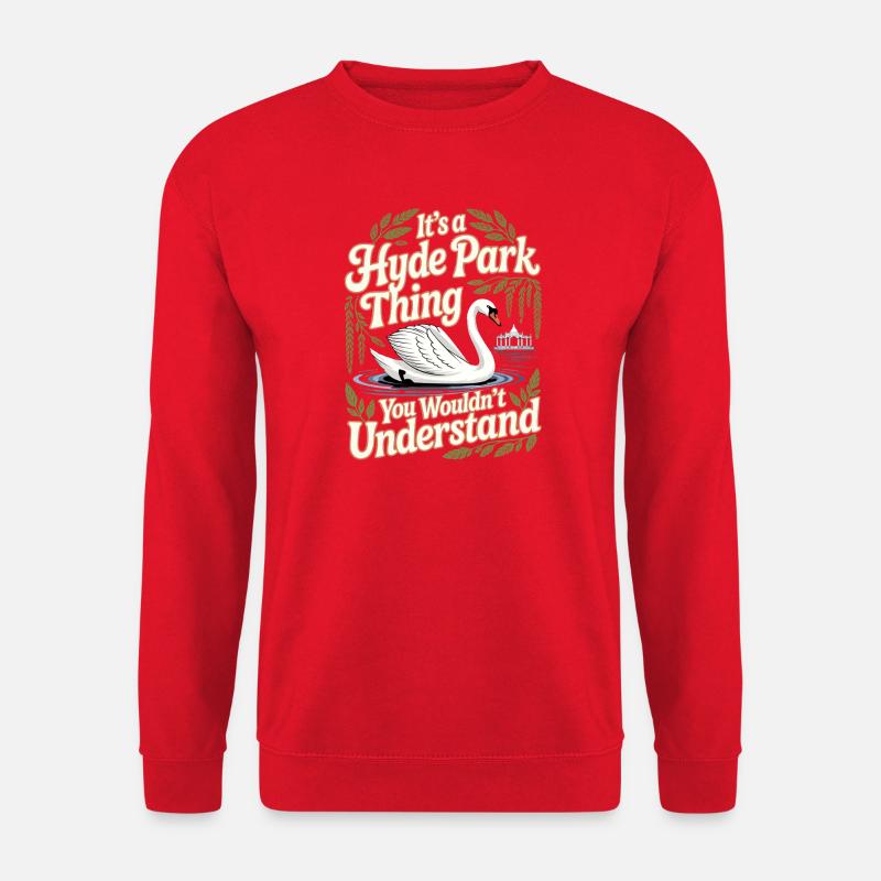 Hyde Park Schwan Humor - Unisex Pullover - Rot