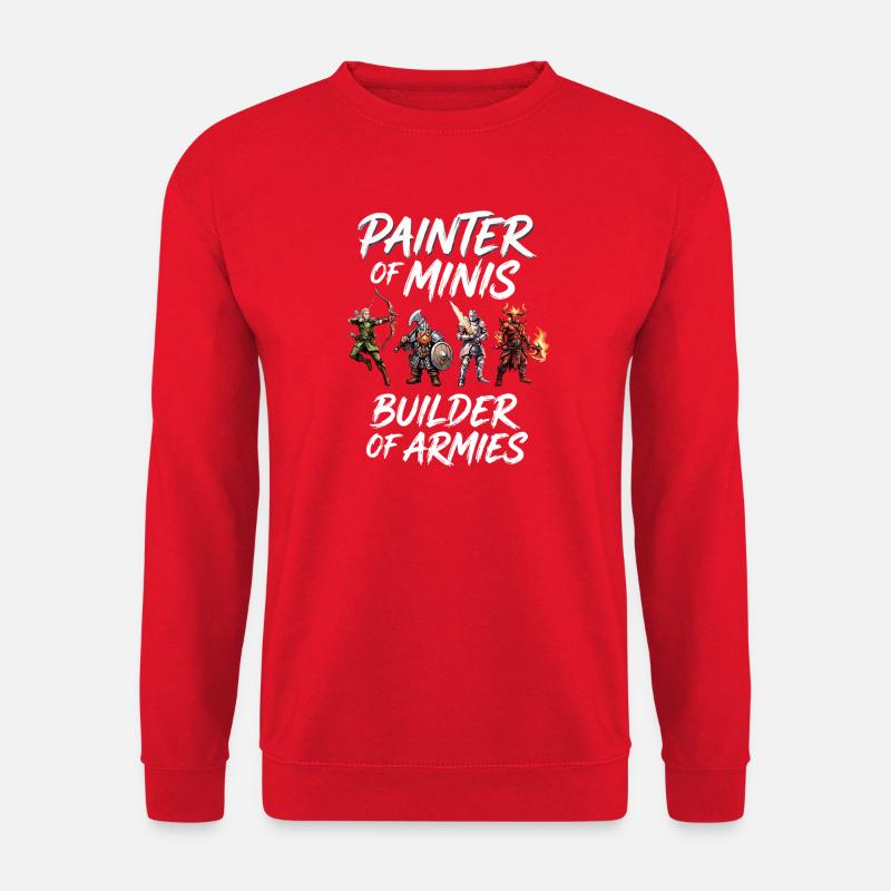 Malmaster Minis – Bâtisseurs des Armées - Sweat-shirt Unisexe - rouge