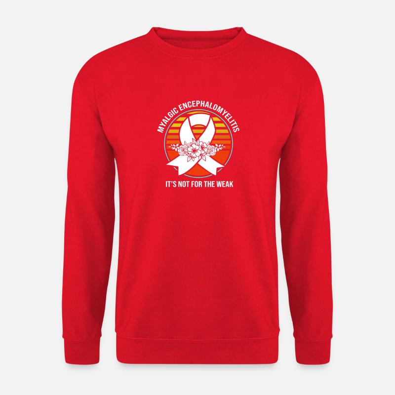 ME CFS - Unisex sweater - rød