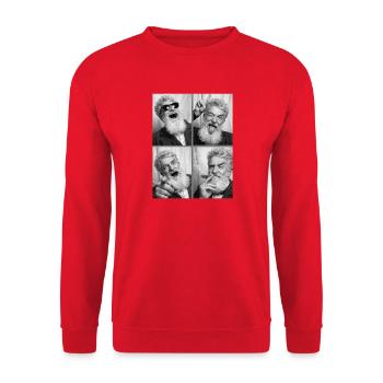 John Brown Fotostreifen - Unisex Pullover - Rot - Vorne - Alina (178cm) & Michal (187cm)