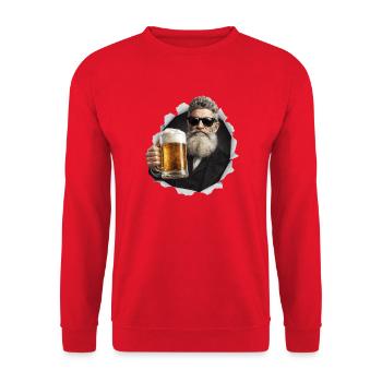 John Brown Come Out T-Shirt Bier - Unisex Pullover - Rot - Vorne - Alina (178cm) & Michal (187cm)