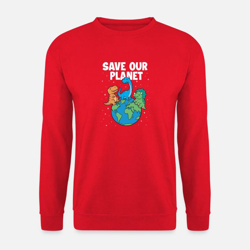 Save Our Planet Climate Environmental - Unisex Sweatshirt - red