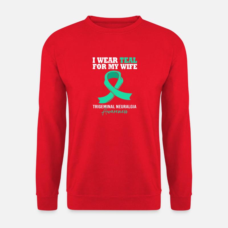 Trigeminal neuralgia - Unisex Sweatshirt - red