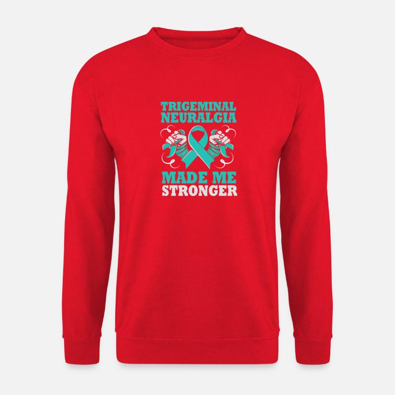 Trigeminusneuralgie - Unisex Pullover - Rot