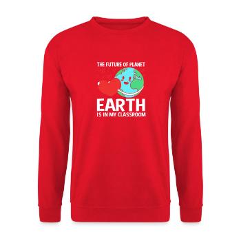 Archéologie Géologie - Sweat-shirt Unisexe - rouge - Devant - Alina (178cm) & Michal (187cm)