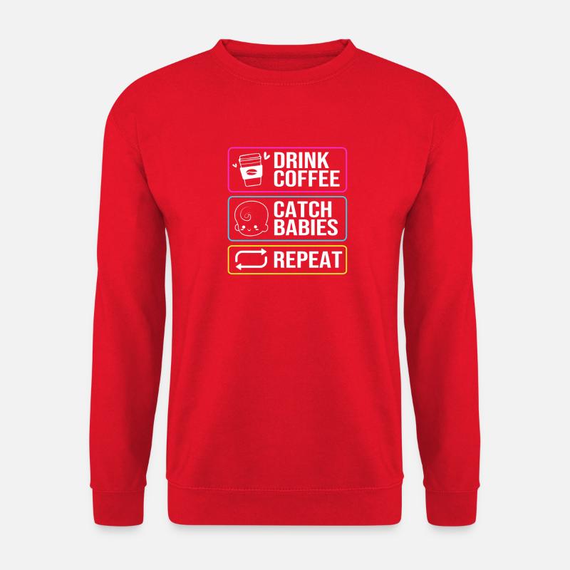 Hebamme - Unisex Pullover - Rot