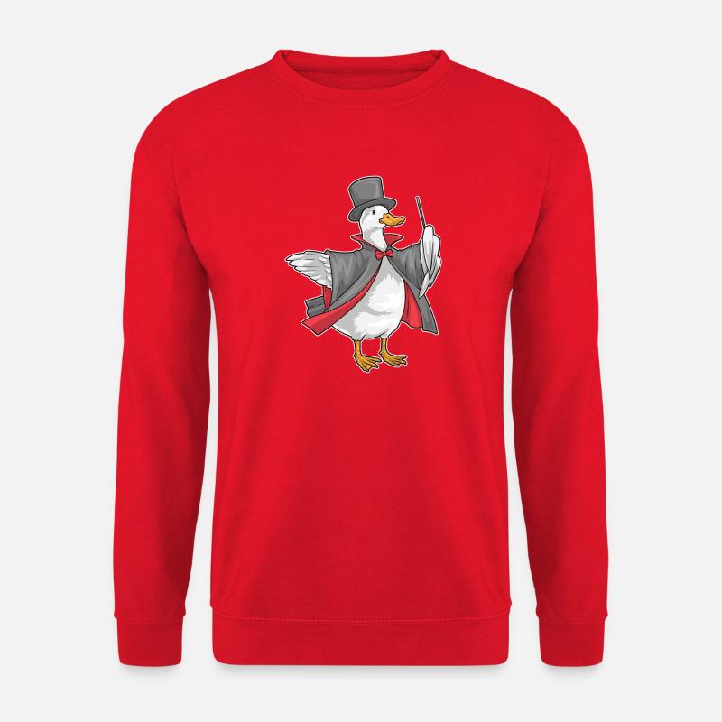 Ande-troldmandstrav - Unisex sweater - rød