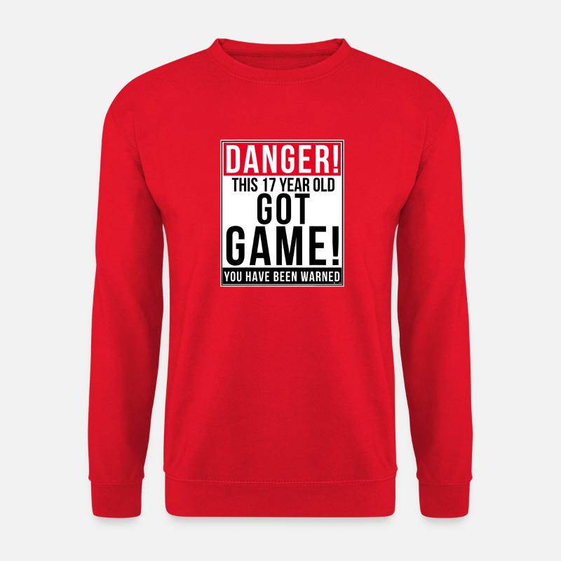 Danger: Seventeen Got Game - Unisex Sweatshirt - red