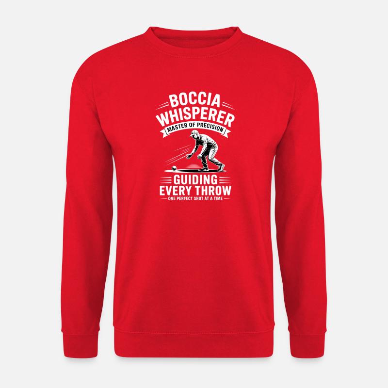 Boccia King Precision Passion - Unisex Sweatshirt - red