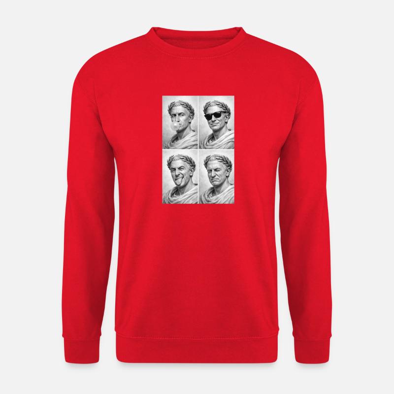 Caesar Collage - Unisex Sweatshirt - red
