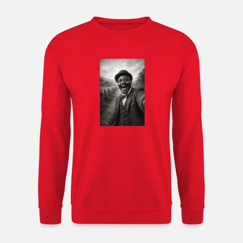 Scott Joplin Selfie - Unisex Pullover - Rot
