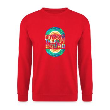 Physiotherapist Physiotherapy - Unisex Sweatshirt - red - Front - Alina (178cm) & Michal (187cm)