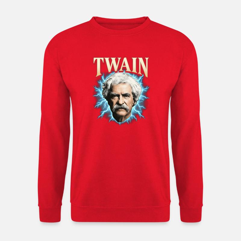 Mark Twain Donner - Unisex Pullover - Rot