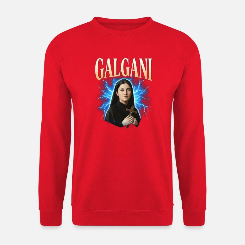 Heilige Gemma Galgani Donner - Unisex Pullover - Rot