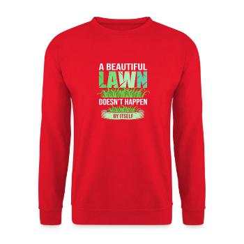 Paysagiste Jardinier Jardinier Jardinier - Sweat-shirt Unisexe - rouge - Devant - Alina (178cm) & Michal (187cm)
