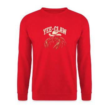 Yee-Claw-Flusskrebse, Cajun-Meeresfrüchte, Flusskr - Unisex Pullover - Rot - Vorne - Alina (178cm) & Michal (187cm)