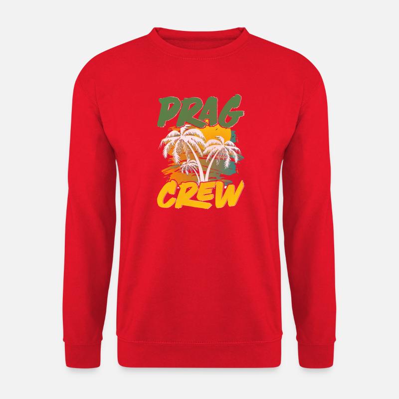 Prague Crew - Unisex Sweatshirt - red