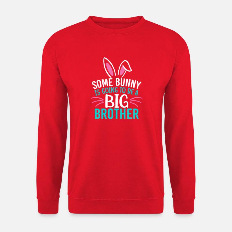 Ein Kaninchen-großer Bruder - Unisex Pullover - Rot