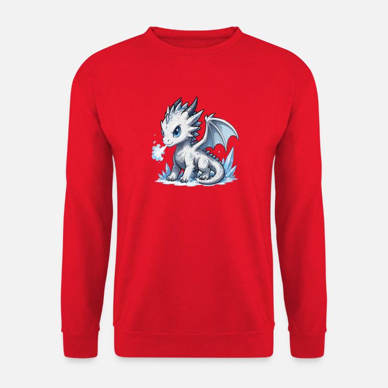 Kristall-Eisdrache - Unisex Sweatshirt - red