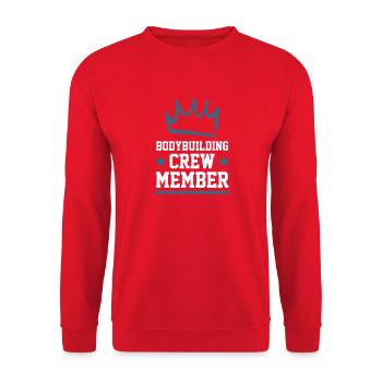 Équipe de culturisme - Sweat-shirt Unisexe - rouge - Devant - Alina (178cm) & Michal (187cm)