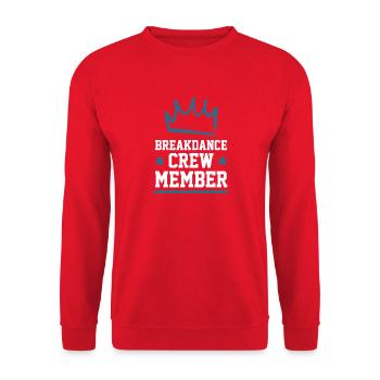 Équipe de breakdance - Sweat-shirt Unisexe - rouge - Devant - Alina (178cm) & Michal (187cm)