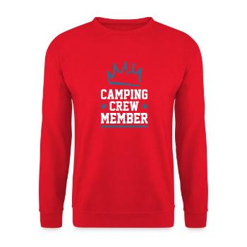 Équipe de camping - Sweat-shirt Unisexe - rouge - Devant - Alina (178cm) & Michal (187cm)