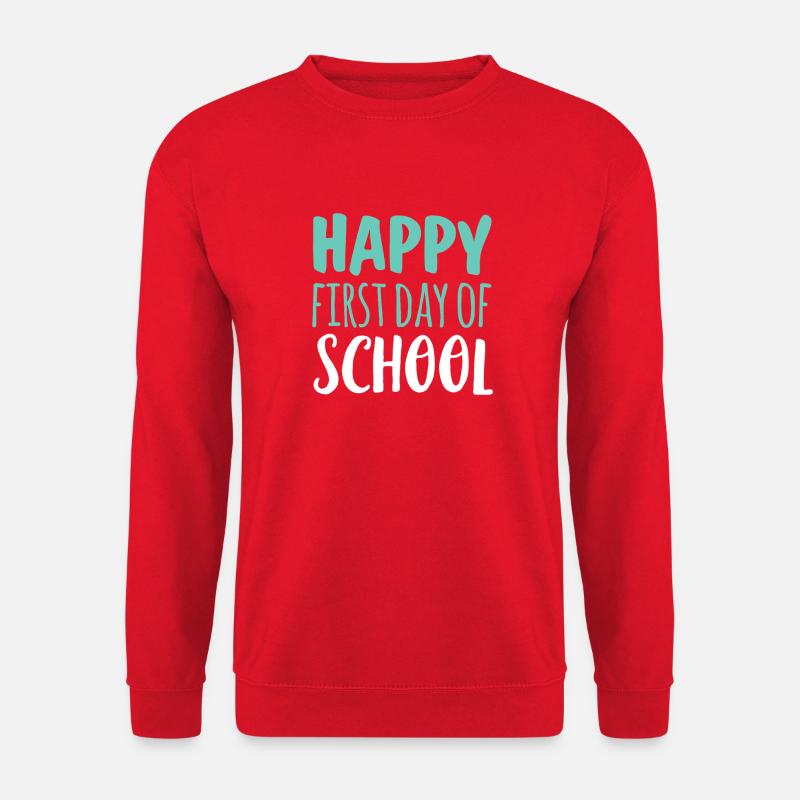 Bright First Day of School - Unisex Sweatshirt - red
