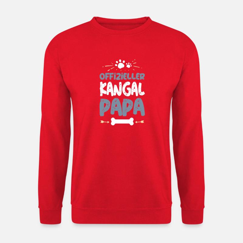 Offizieller Kangal Papa - Unisex Pullover - Rot