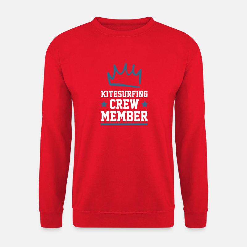 Kitesurfing Crew - Unisex Sweatshirt - red