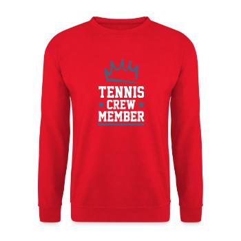 Équipe de tennis - Sweat-shirt Unisexe - rouge - Devant - Alina (178cm) & Michal (187cm)