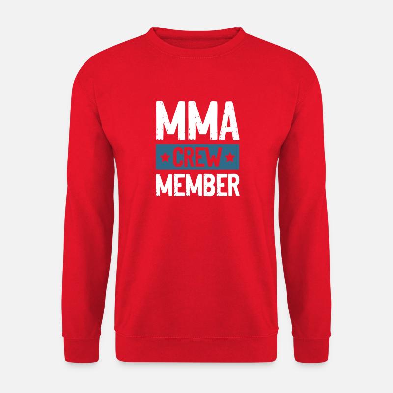 Mma Crew - Unisex Pullover - Rot