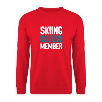 Équipe de ski - Sweat-shirt Unisexe - rouge - Devant - Alina (178cm) & Michal (187cm)