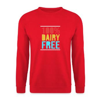 Glutenfrei - Unisex Pullover - Rot - Vorne - Alina (178cm) & Michal (187cm)