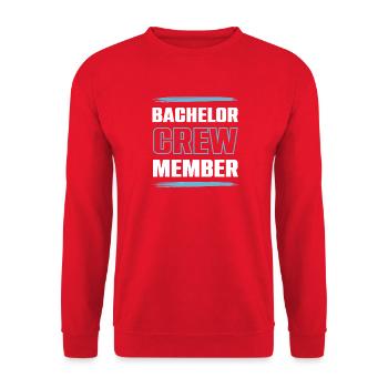 Équipage Bachelor - Sweat-shirt Unisexe - rouge - Devant - Alina (178cm) & Michal (187cm)