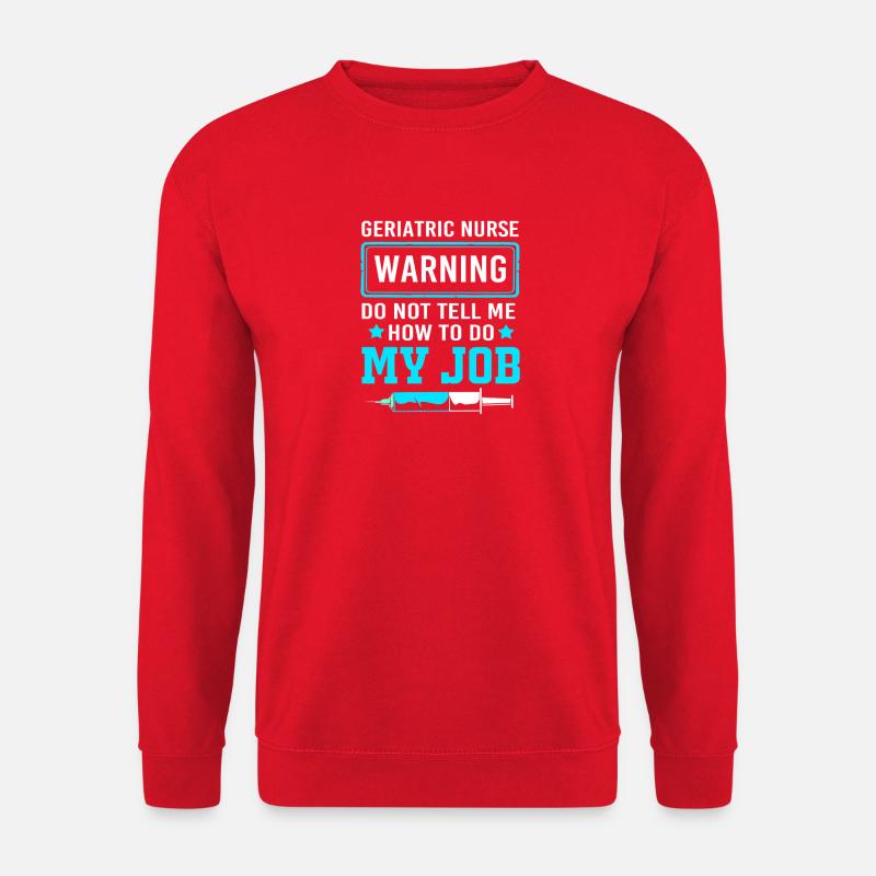 Altenheim Altenpflegerin Krankenpfleger - Unisex Pullover - Rot